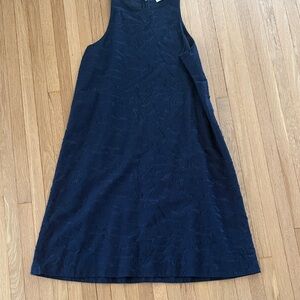 Vince Navy Textured A-Line Dress 4